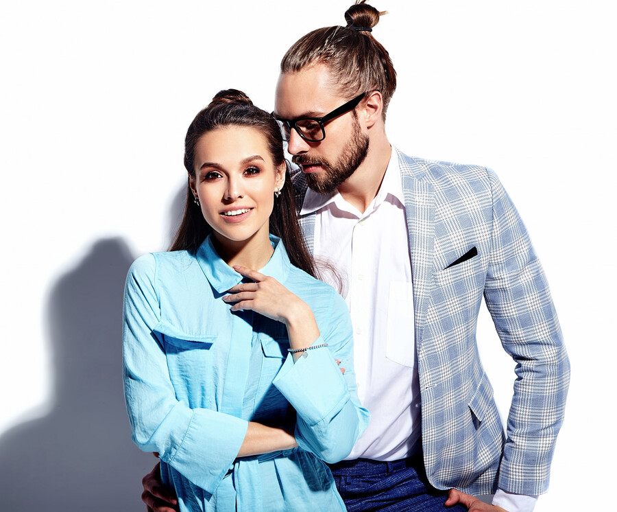 رنگ آبی در مد و لباس