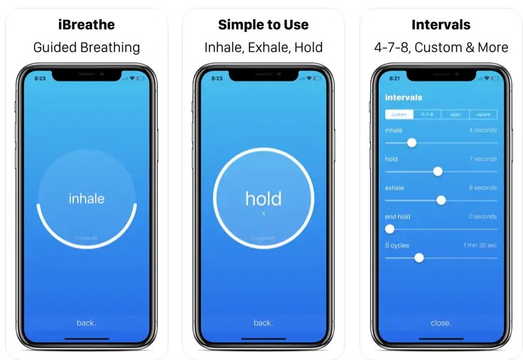 برنامه مدیتیشن iBreathe