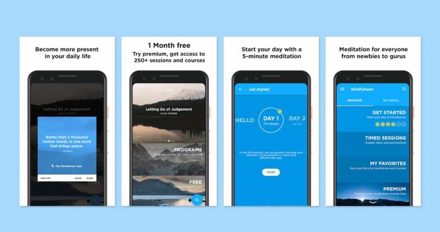 برنامه The Mindfulness App