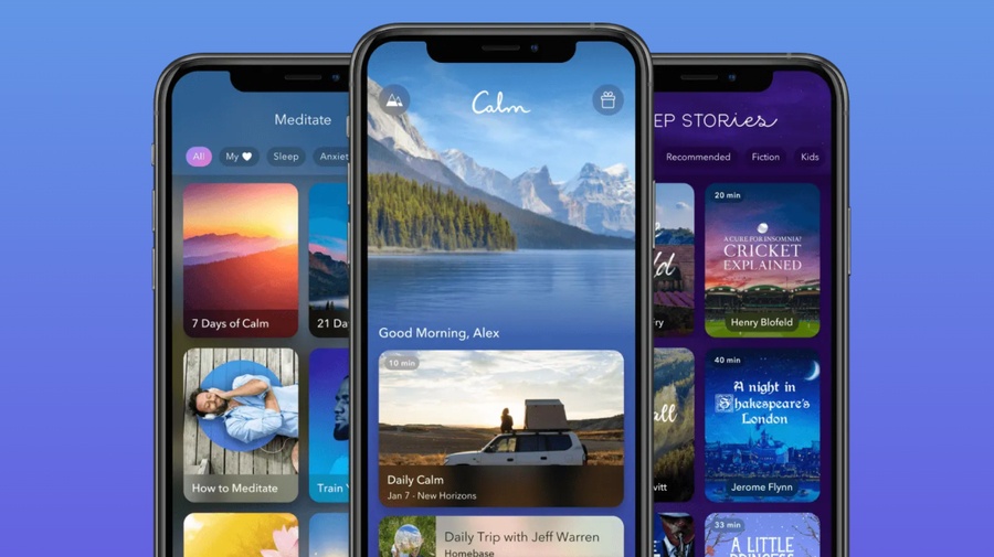 نرم افزار اموزش مدیتیشن Calm