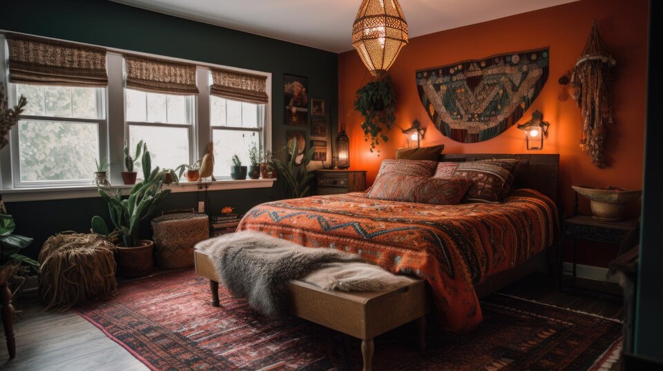 Traditional bedroom decoration